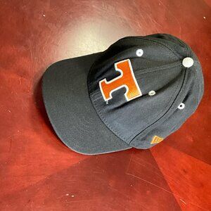 VTG Mens Tennessee Volunteers New Era Tyro.001 Black Fitted Logo Hat (Size 7)